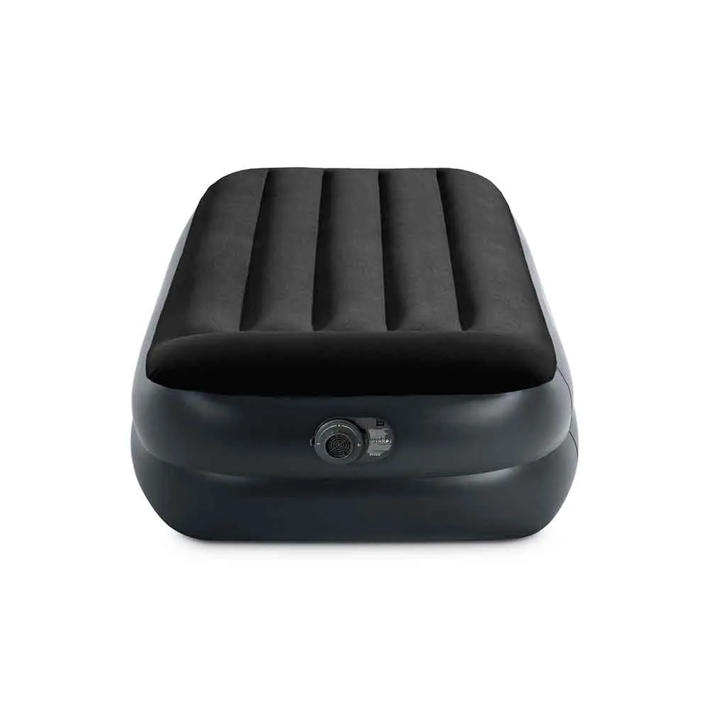 加大單人連枕露營充氣床墊連內置泵 220-240V Twin Pillow Rest Raised Airbed With Fiber-Tech Bip
