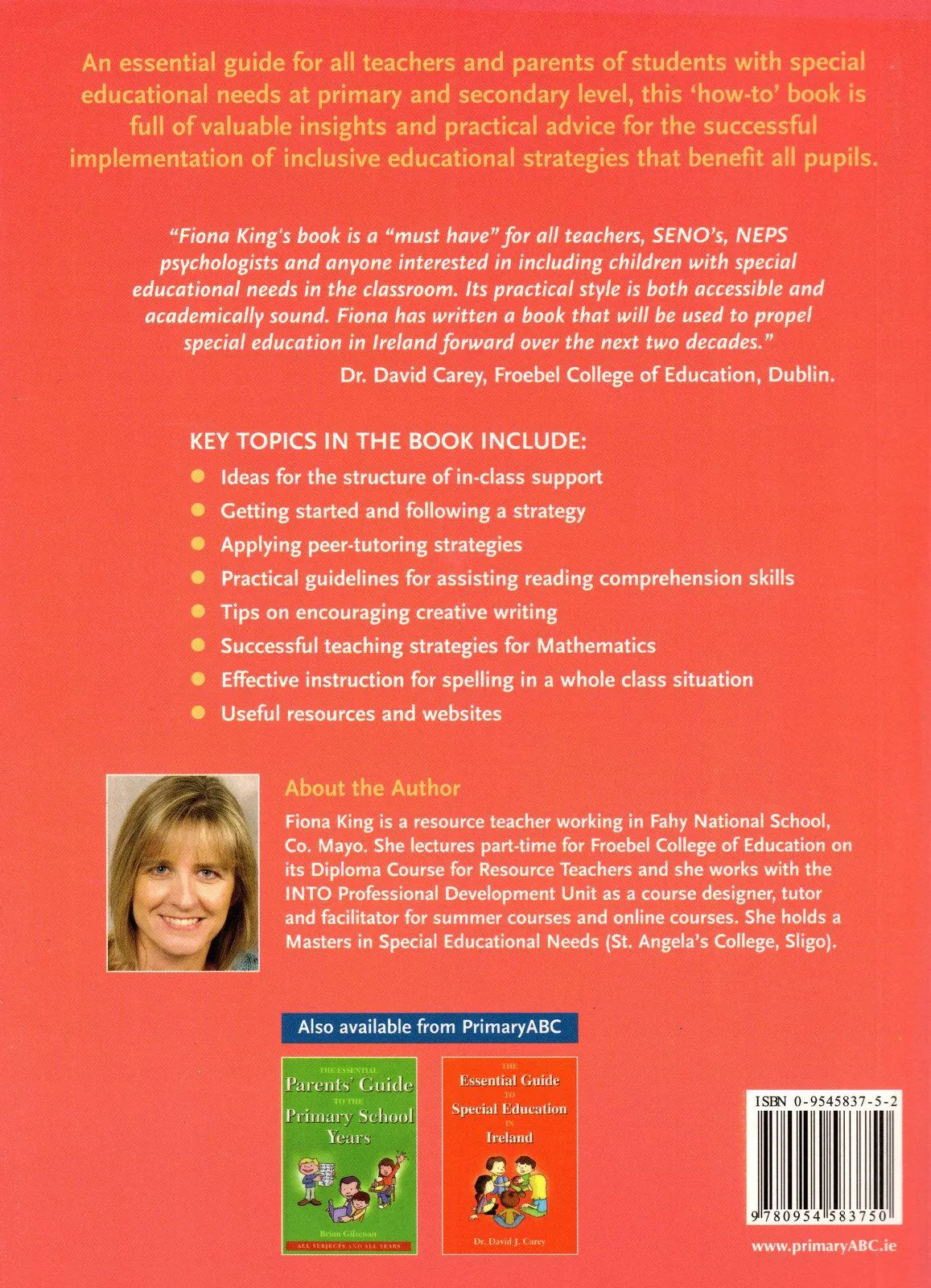 ■ Special Education in Irish Classrooms: A Practical Guide