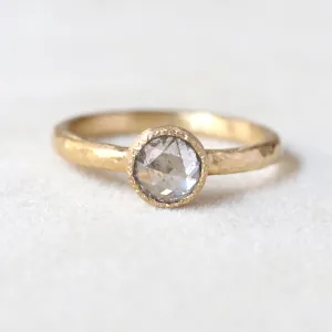 0.92ct salt & pepper diamond ring