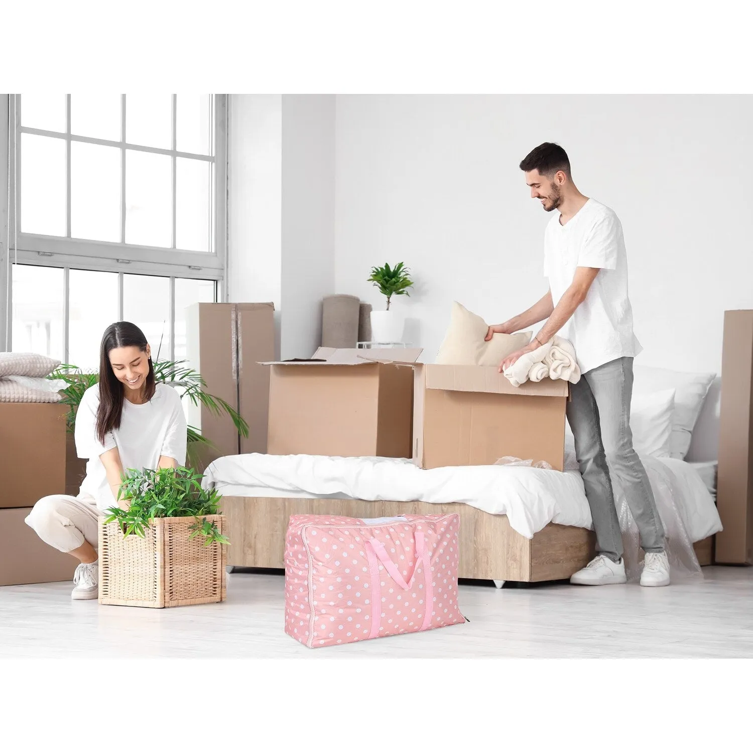 1 Pack Clothes Storage,Storage Bags,Moving Bags for Organizing Bedroom,Clothing,Comforter,Closet Organizers and Storage