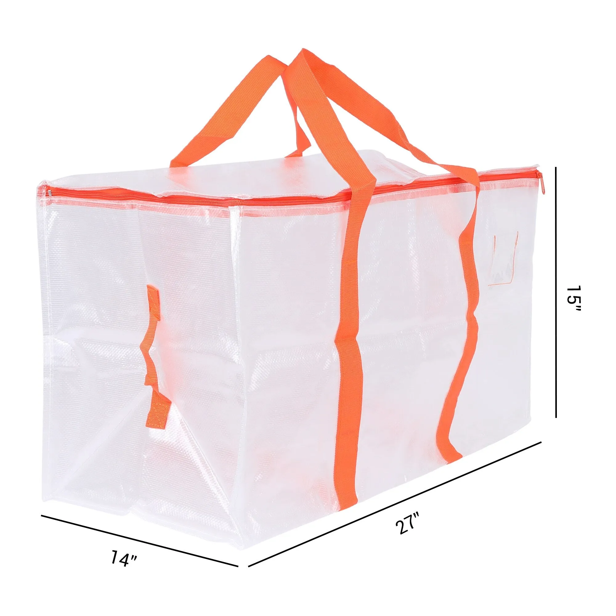 1 Pcs Clothes Storage Bags with Handles, Moving Bags for Organizing Clothing, Comforters, Closet Organizers and Storage
