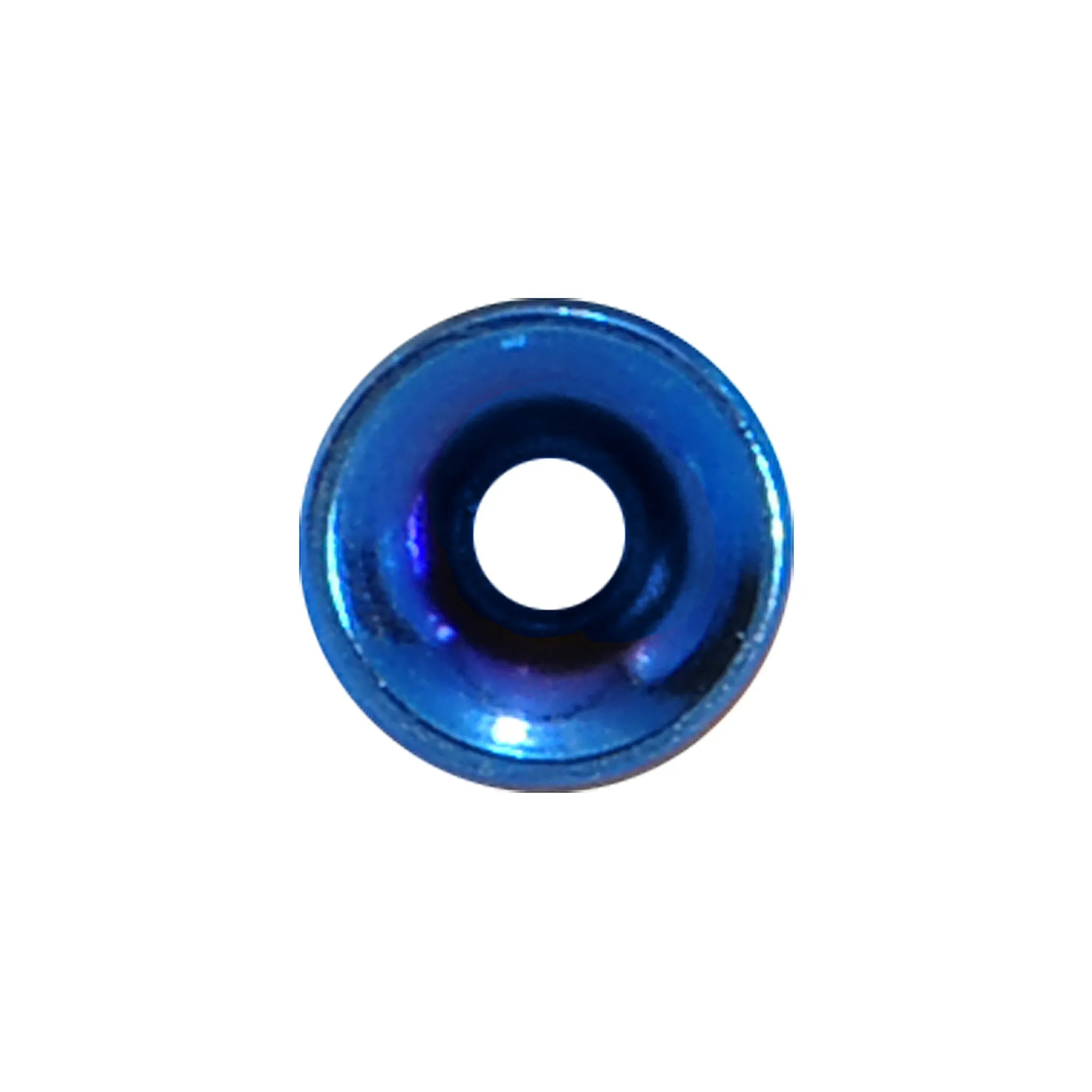 10 Gauge Royal Blue Anodized Titanium Screw Fit Tunnel