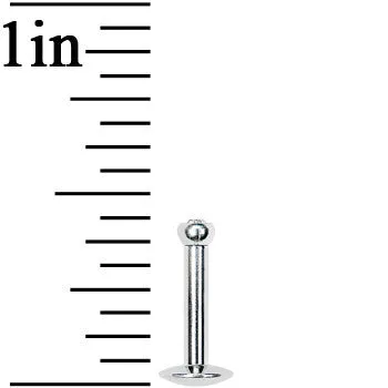 14 Gauge 5/16 Internally Threaded 2.5mm Gem Ball Labret
