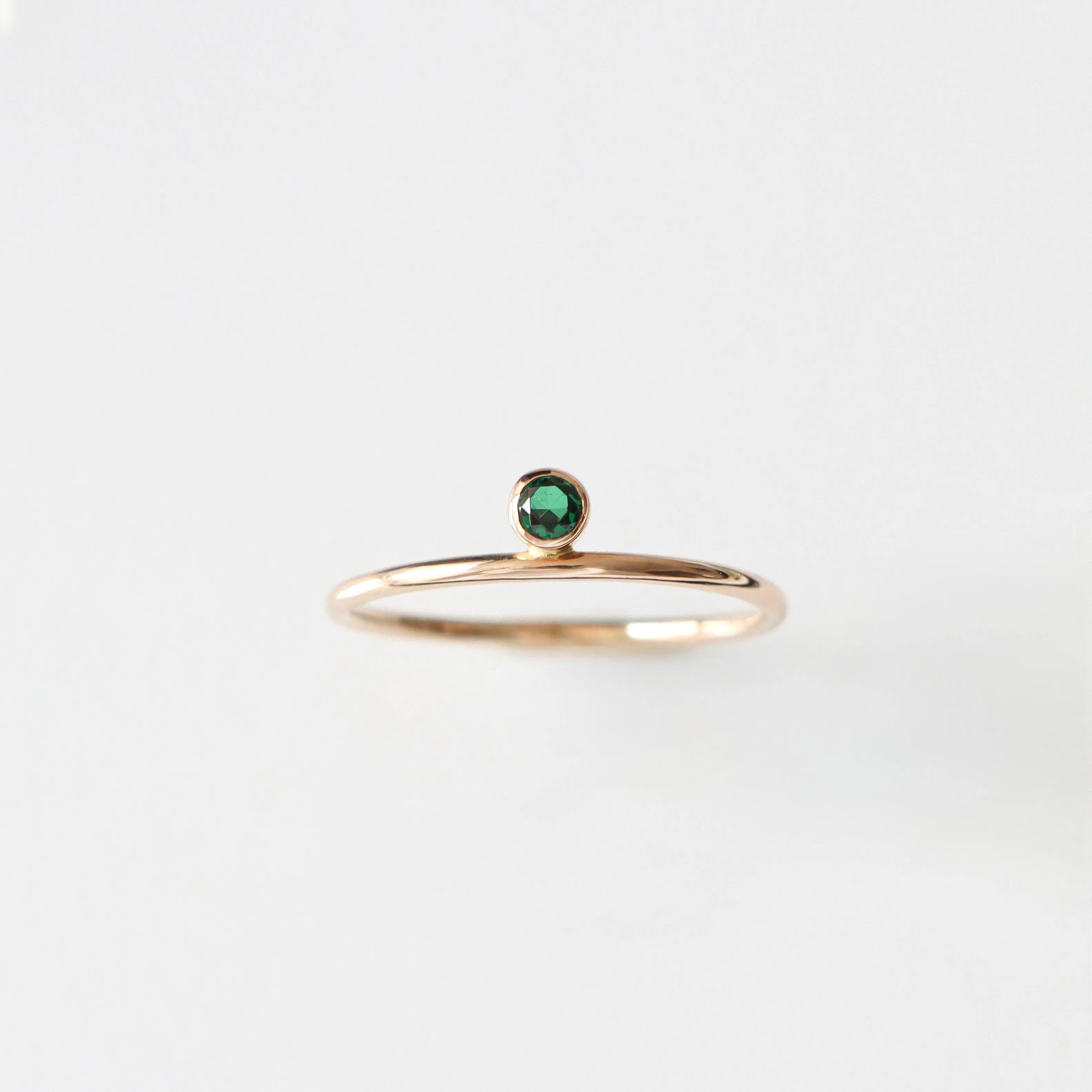 14K Gold Filled Birthstone Stacking Ring