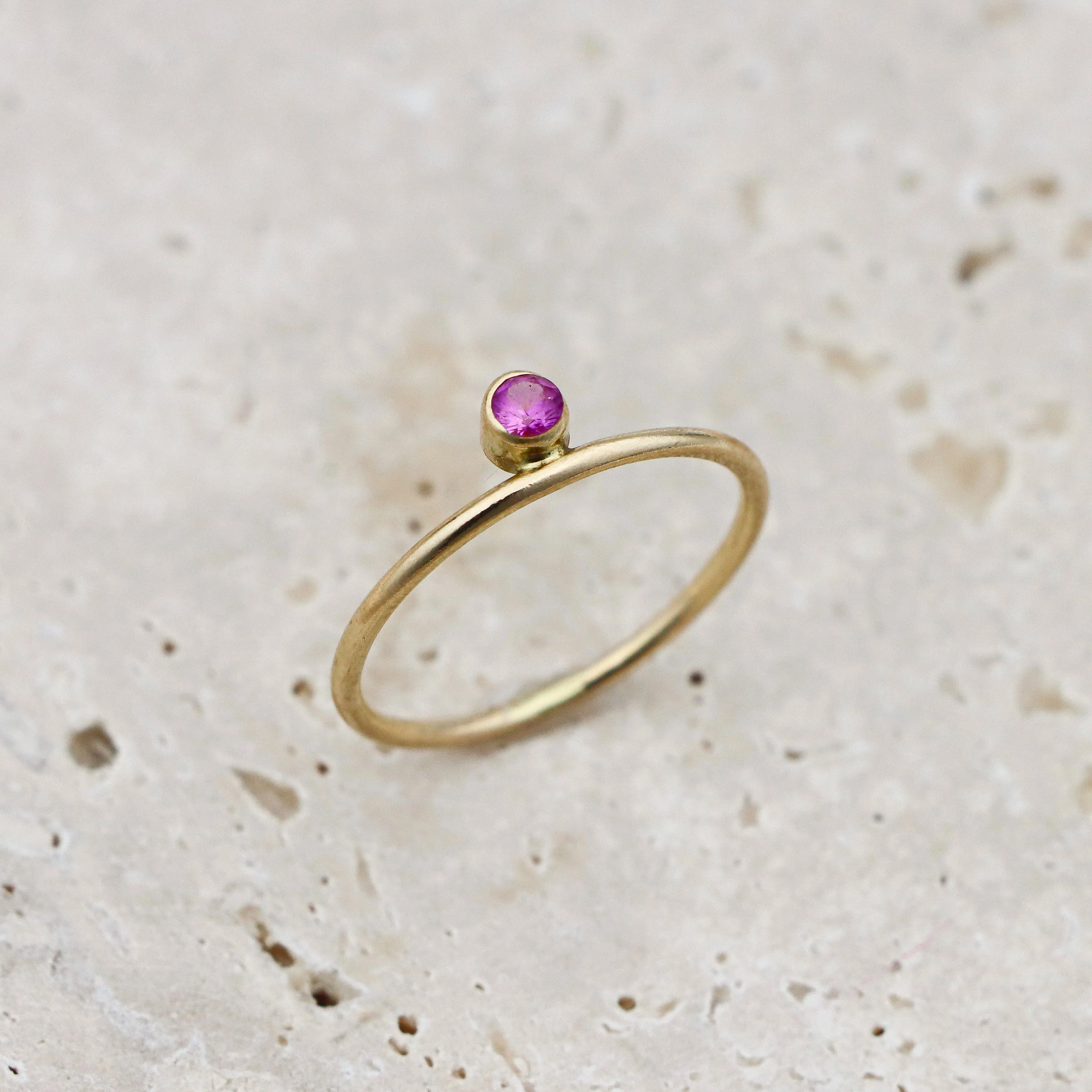 14K Gold Filled Birthstone Stacking Ring