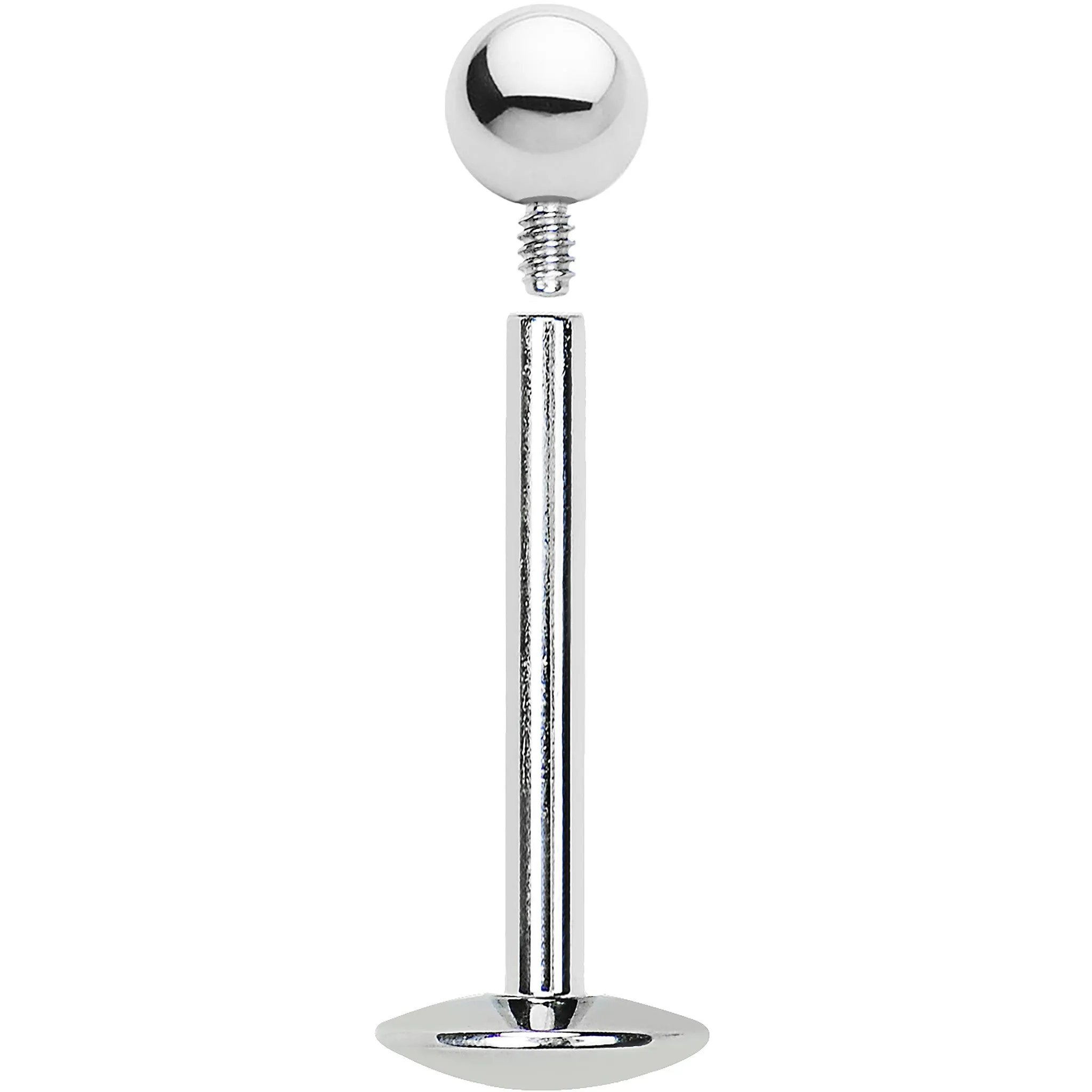 16 Gauge 3/8 Internally Threaded 3mm Ball Labret
