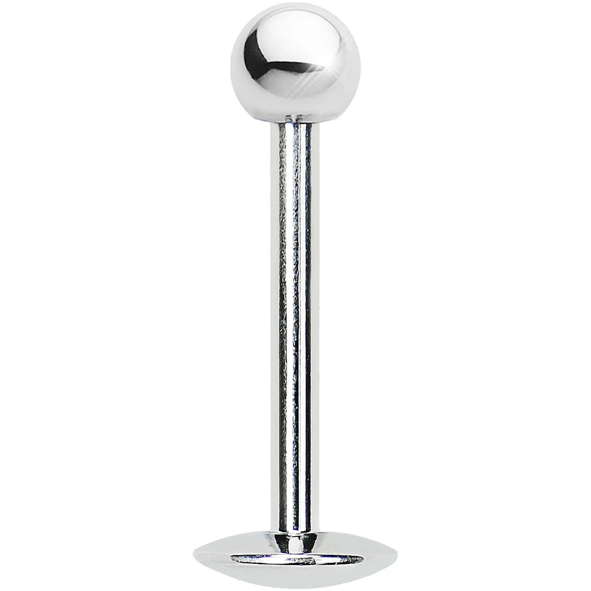 16 Gauge 3/8 Internally Threaded 3mm Ball Labret