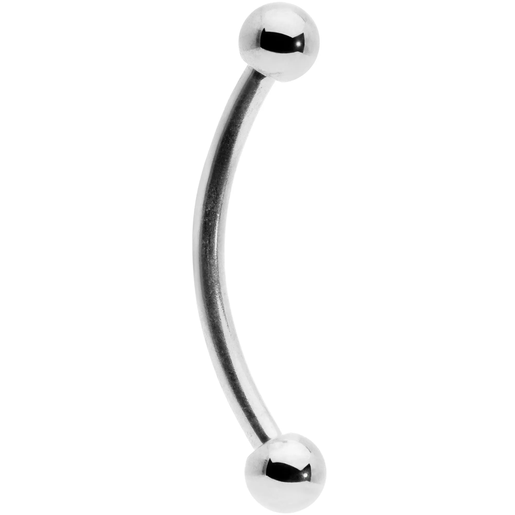 16 Gauge 9/16 Stainless Steel Curved Barbell