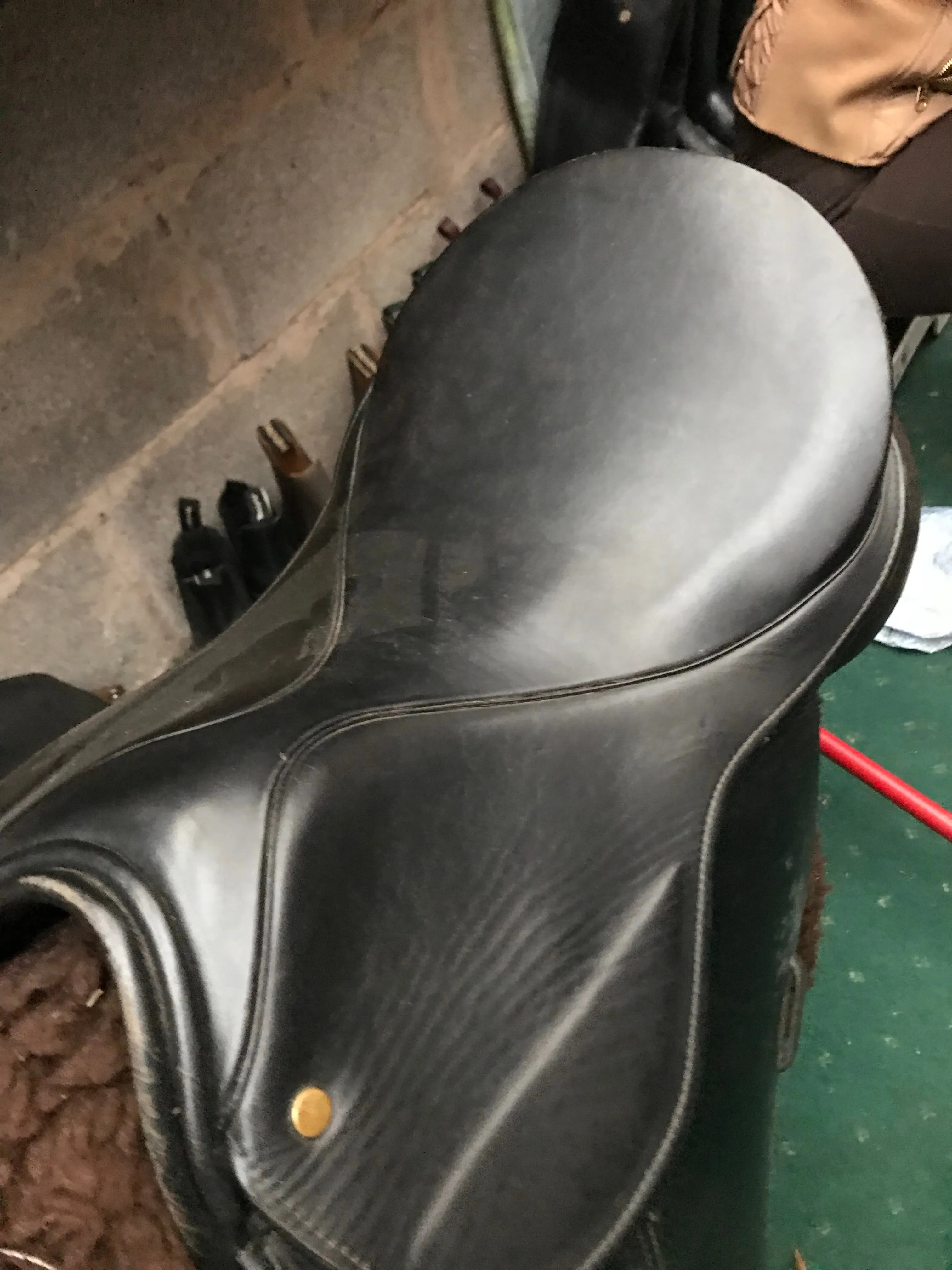 17” Equestrian Deluxe Black  Medium Fit Saddle