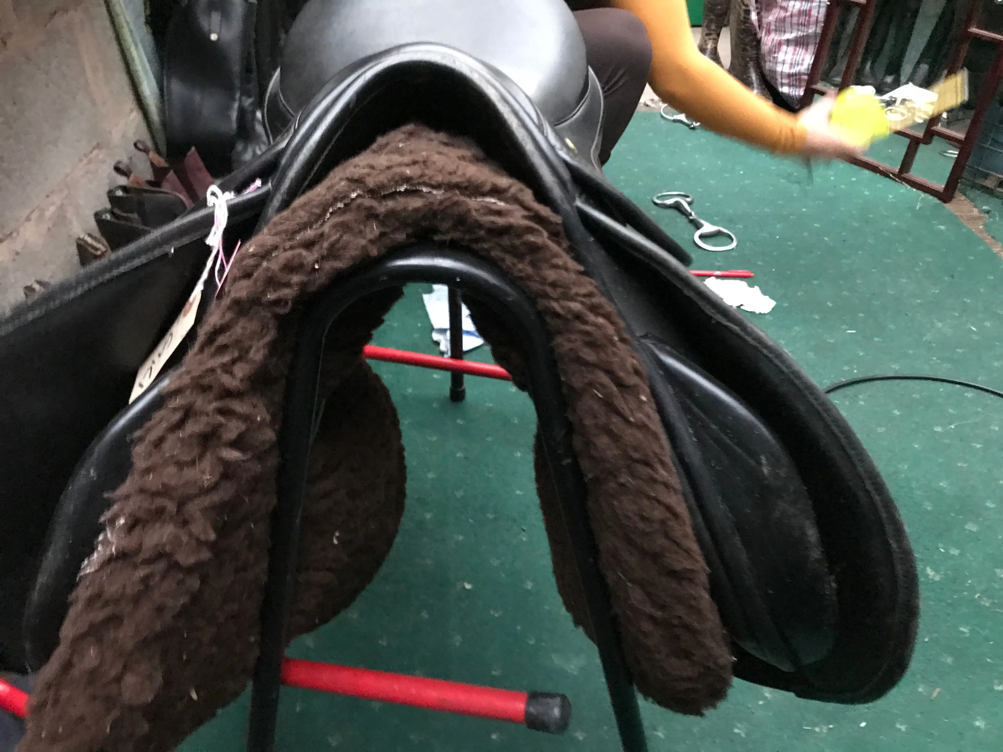 17” Equestrian Deluxe Black  Medium Fit Saddle