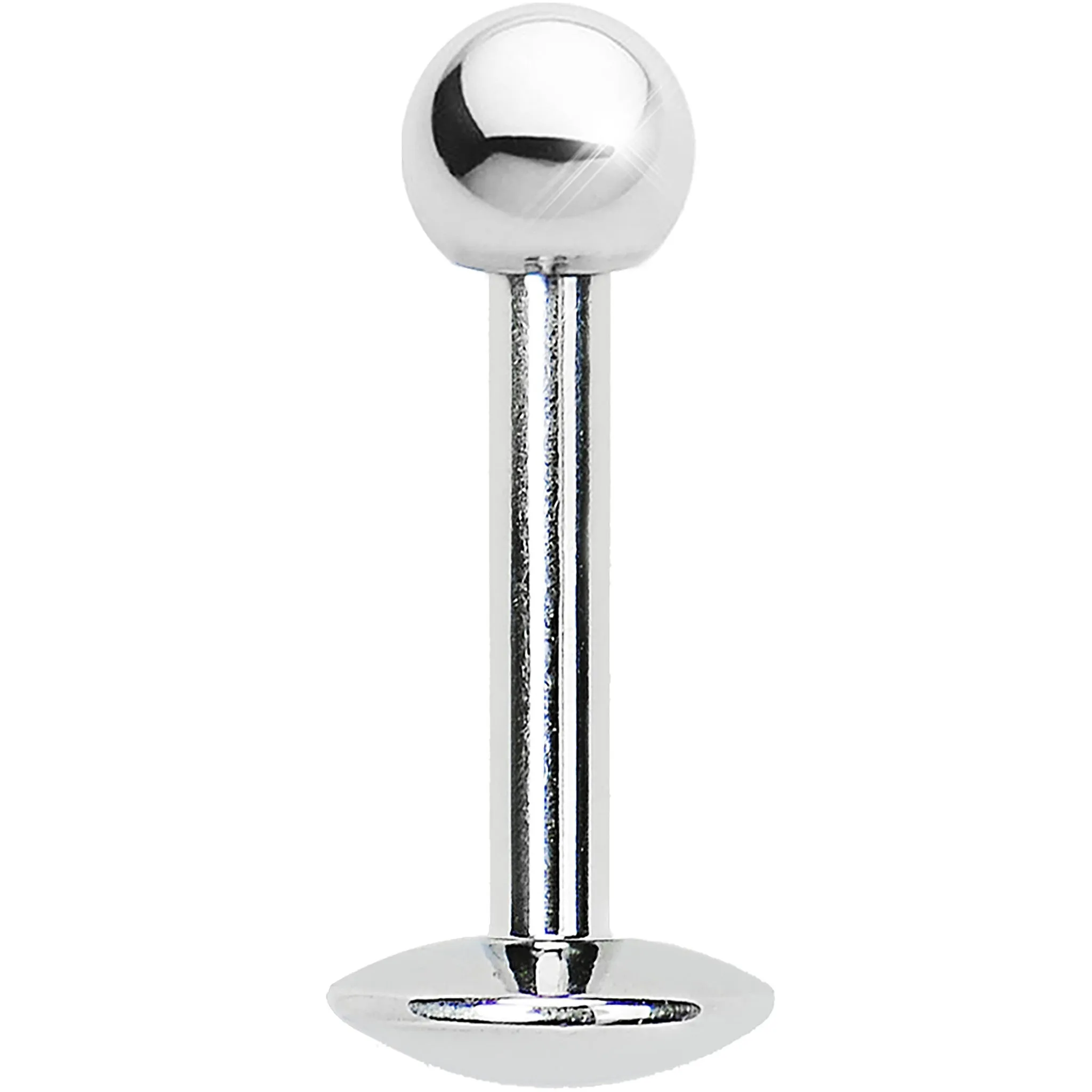 18 Gauge 1/4 Internally Threaded 2.5mm Ball Labret