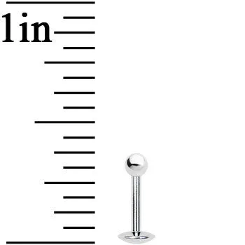 18 Gauge 1/4 Internally Threaded 2.5mm Ball Labret