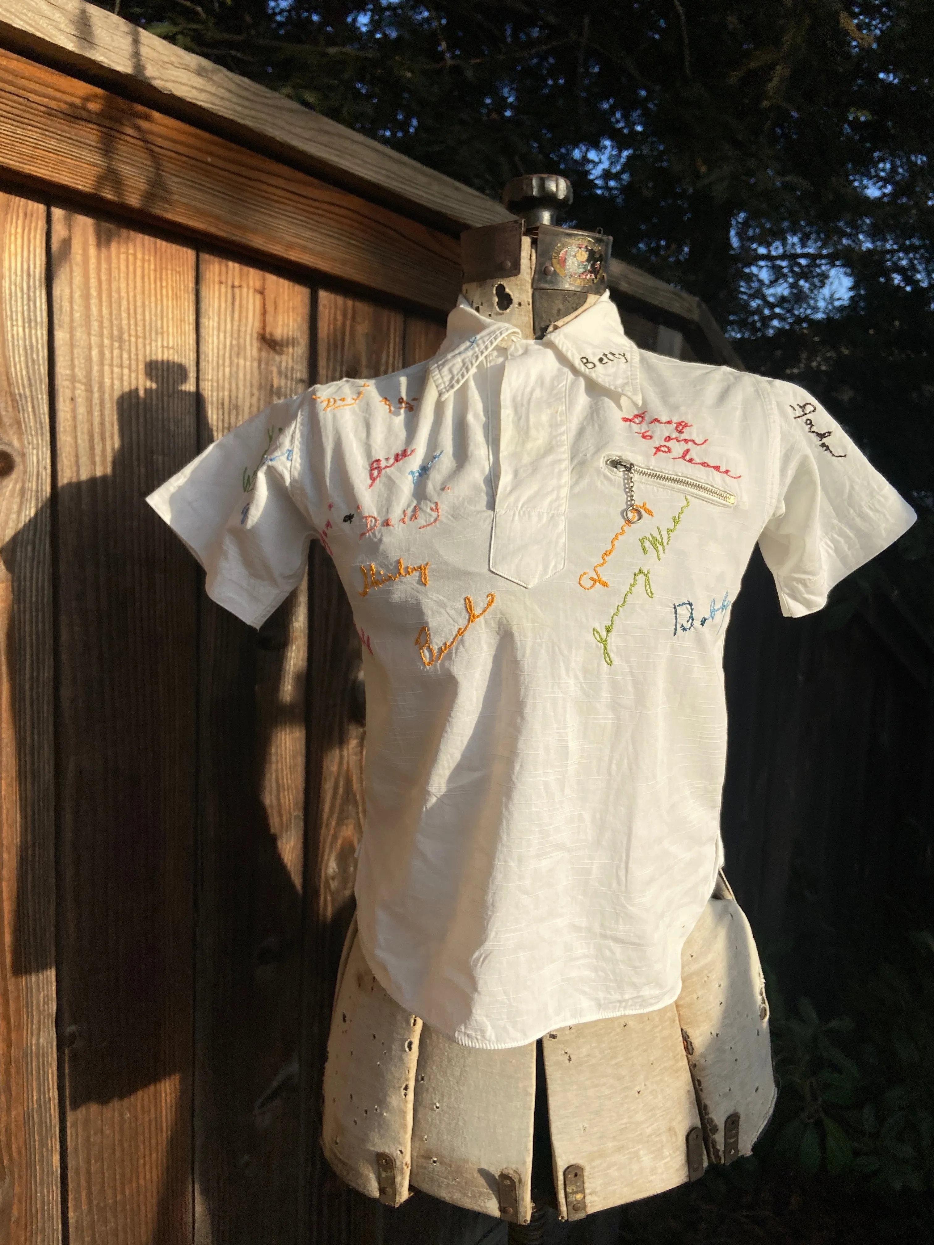 1930s/40s Autograph Loop Collar Blouse