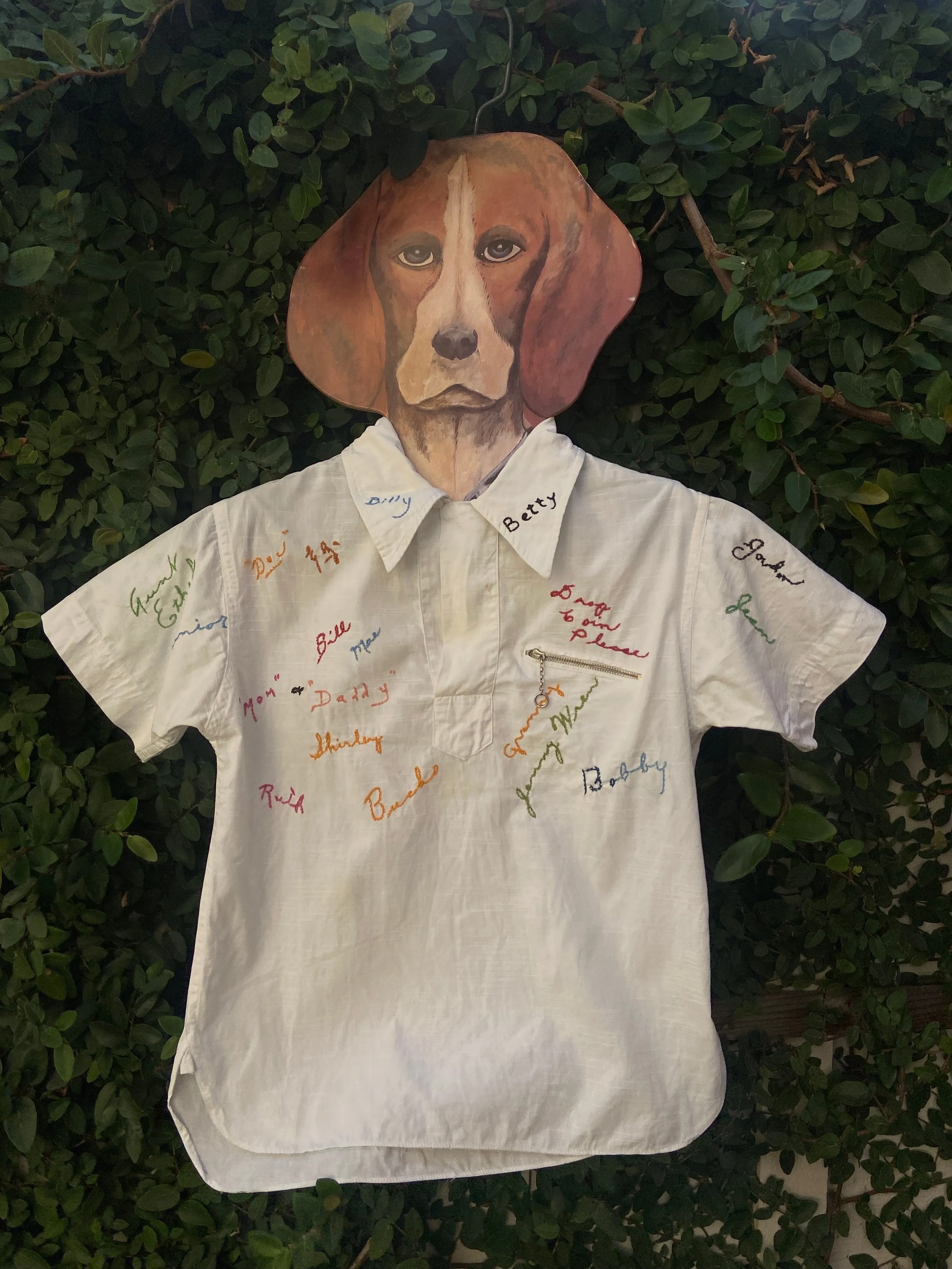 1930s/40s Autograph Loop Collar Blouse