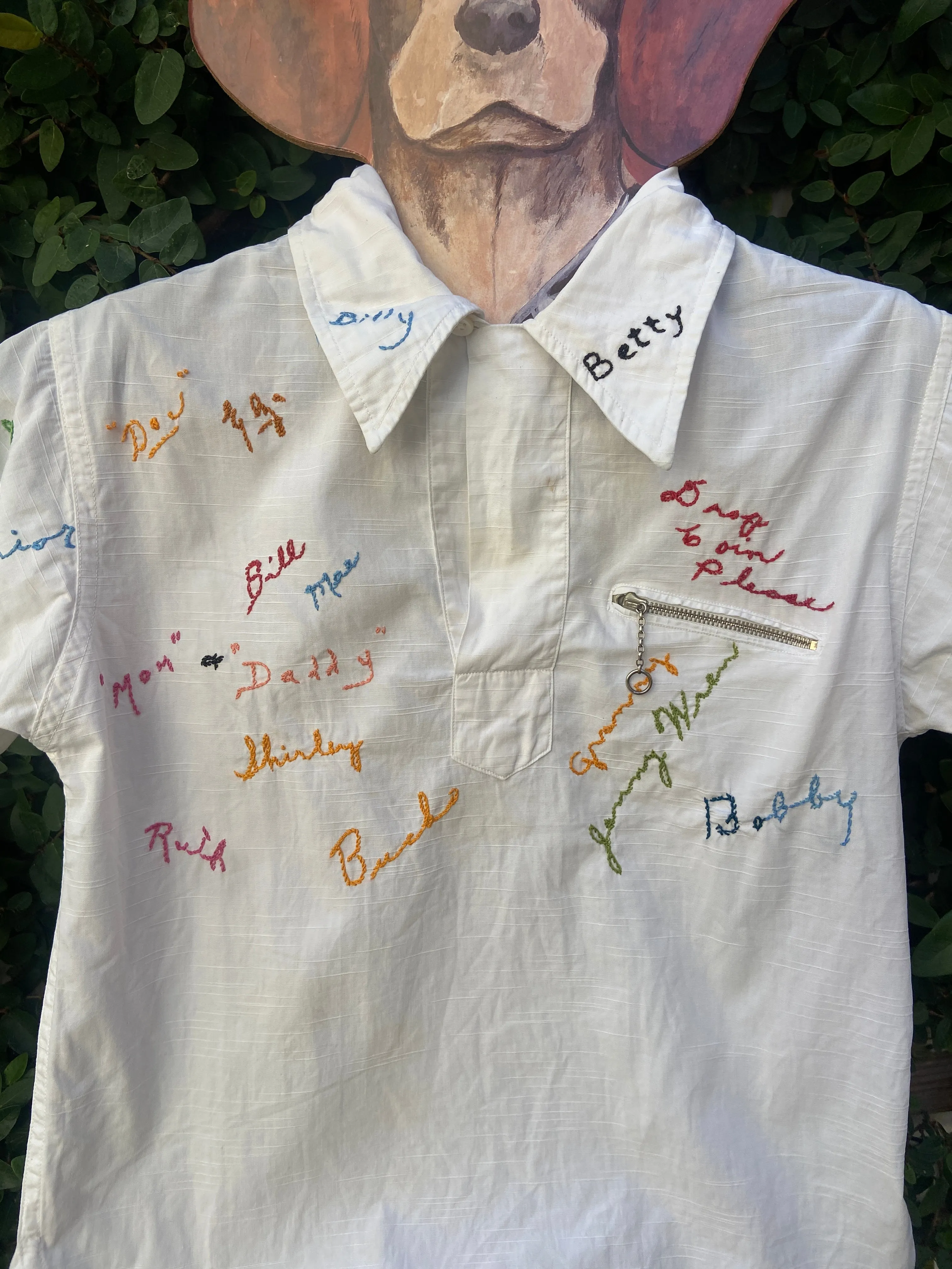 1930s/40s Autograph Loop Collar Blouse