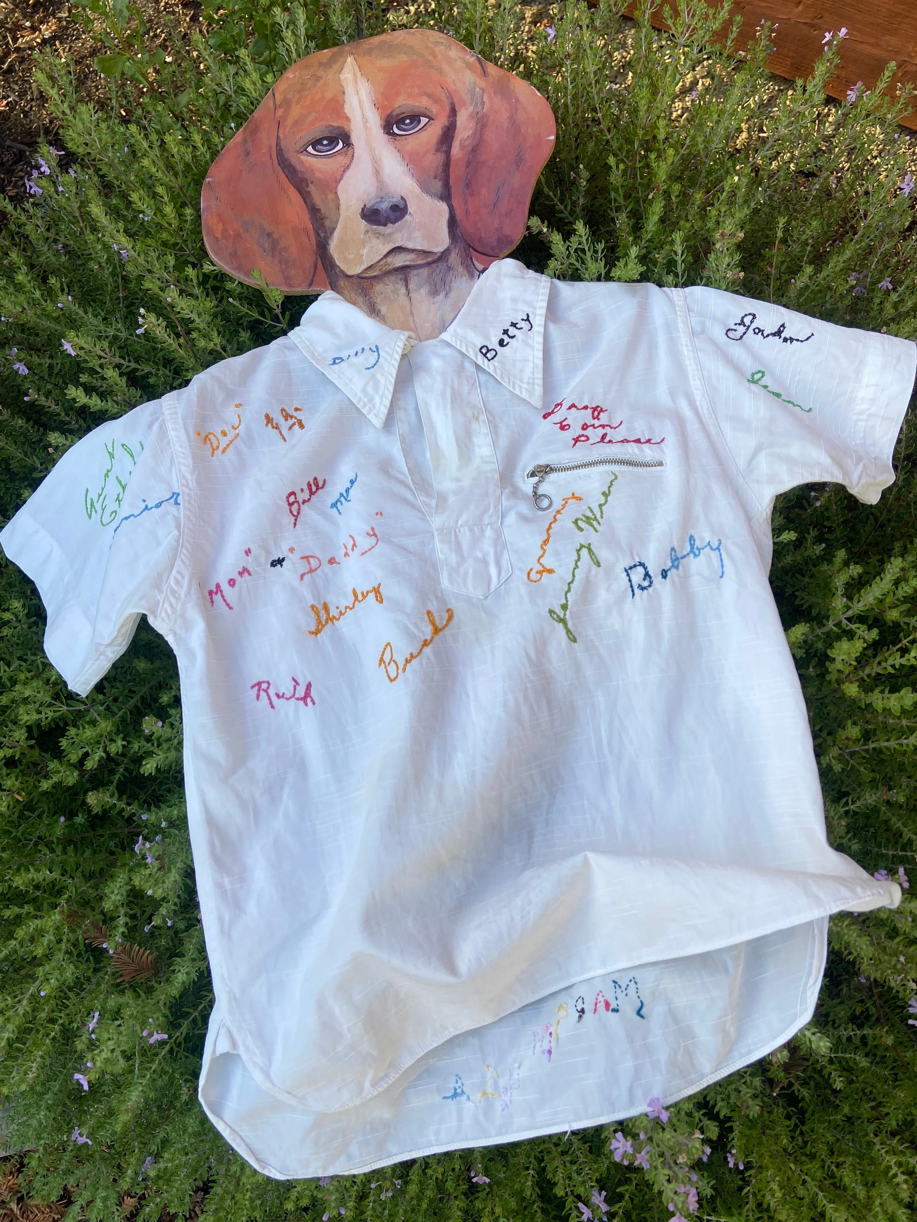 1930s/40s Autograph Loop Collar Blouse