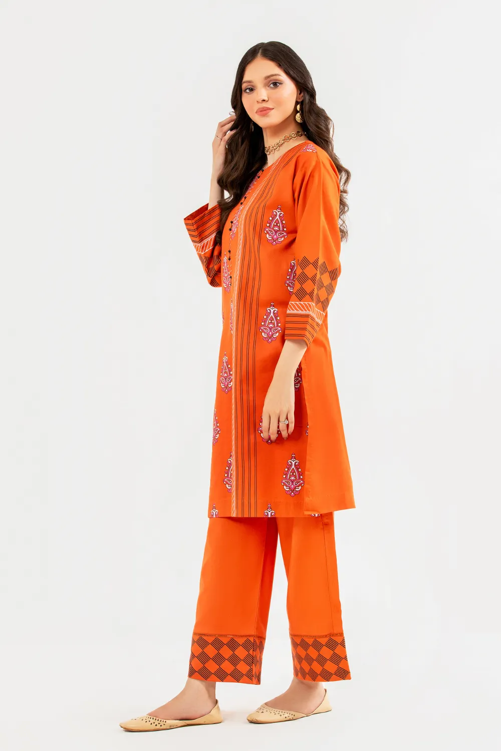 2 PC Stitched | Jacquard Shirt   Trouser