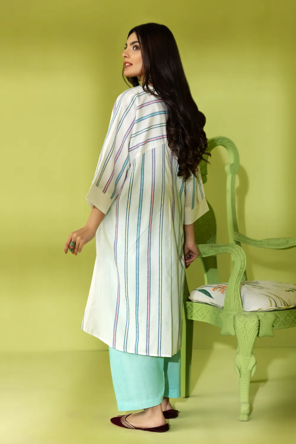 2 PC Stitched | Jacquard Shirt   Trouser