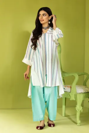2 PC Stitched | Jacquard Shirt   Trouser