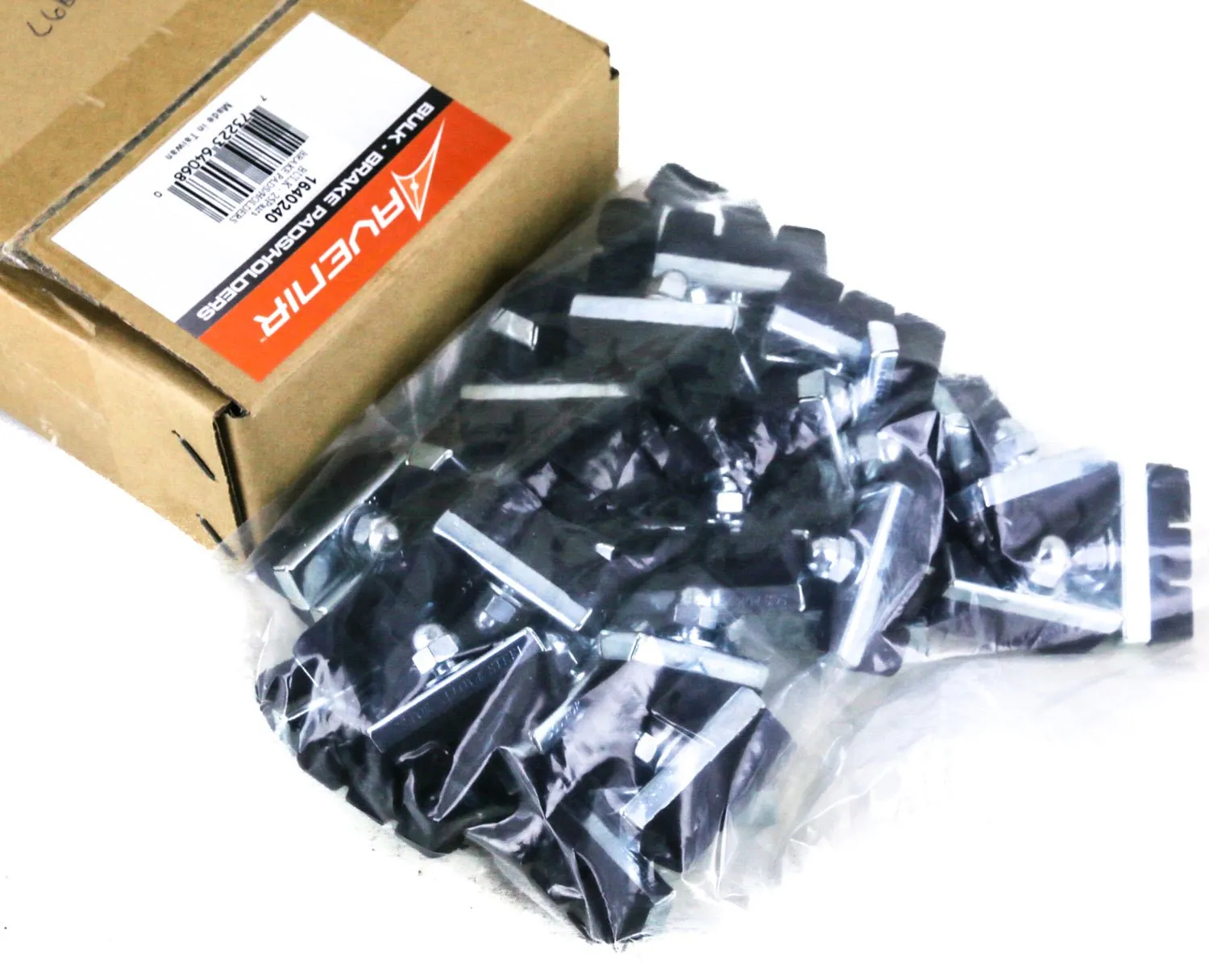 25 Pairs Bulk Package Bicycle Bike Rim Brake Pads / Holders New in Box