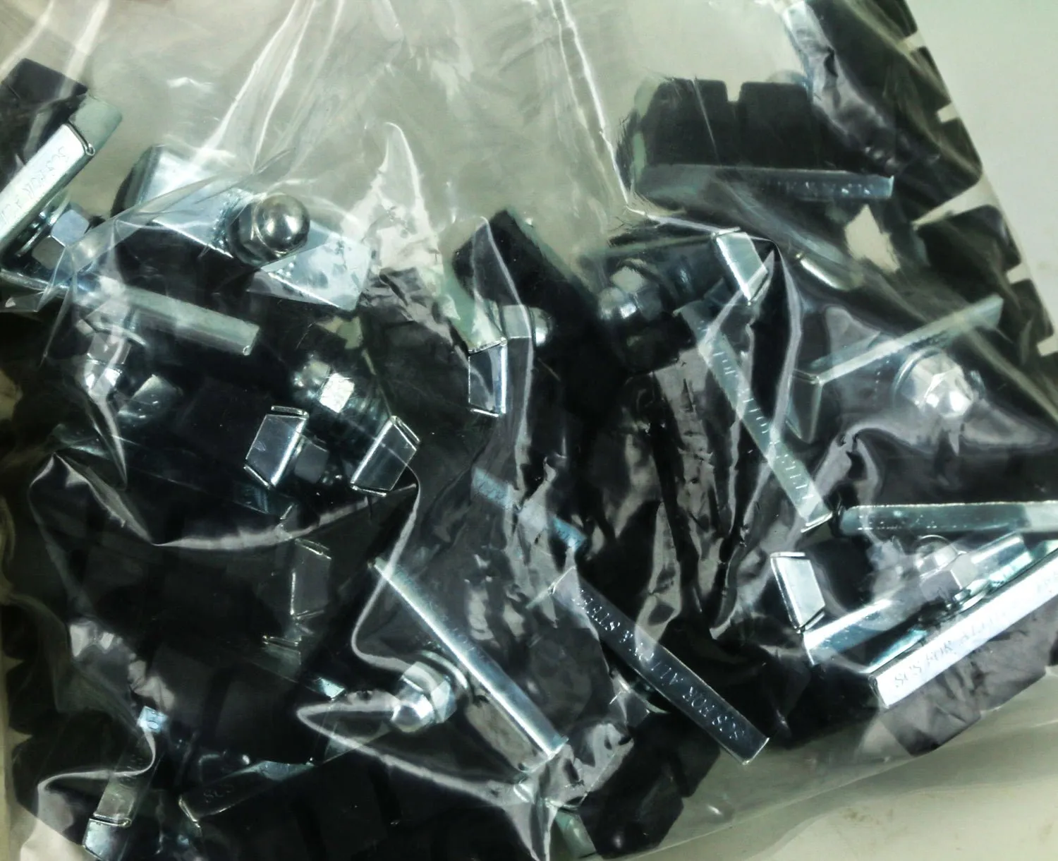 25 Pairs Bulk Package Bicycle Bike Rim Brake Pads / Holders New in Box