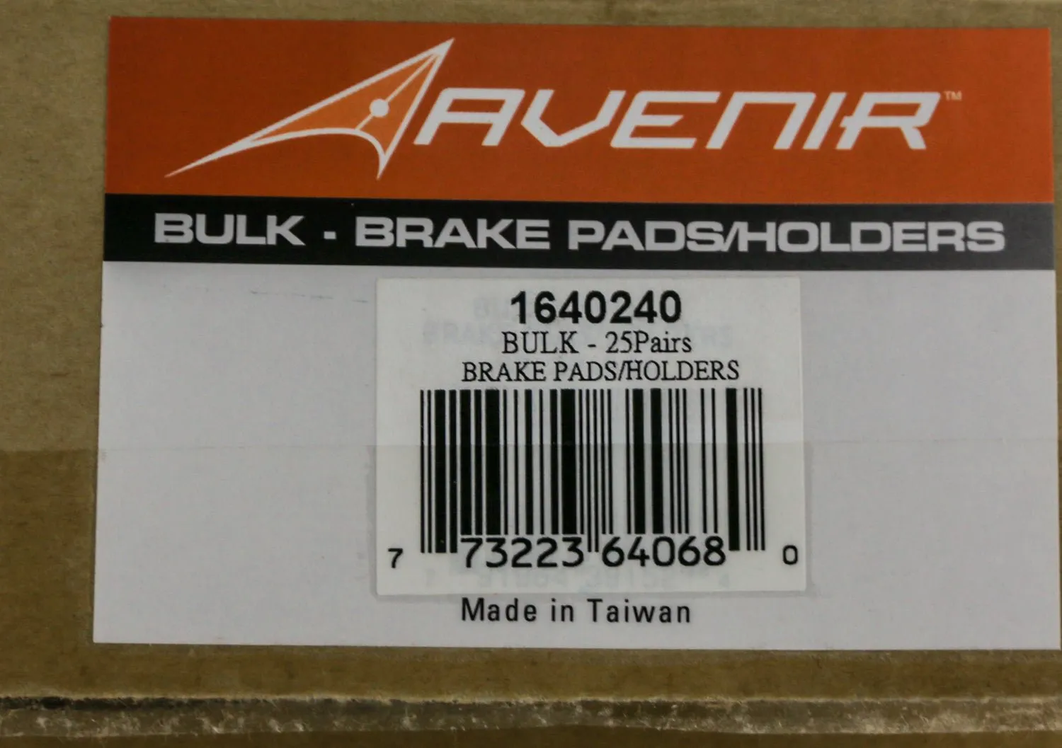 25 Pairs Bulk Package Bicycle Bike Rim Brake Pads / Holders New in Box