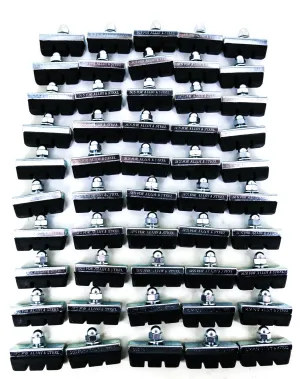 25 Pairs Bulk Package Bicycle Bike Rim Brake Pads / Holders New in Box