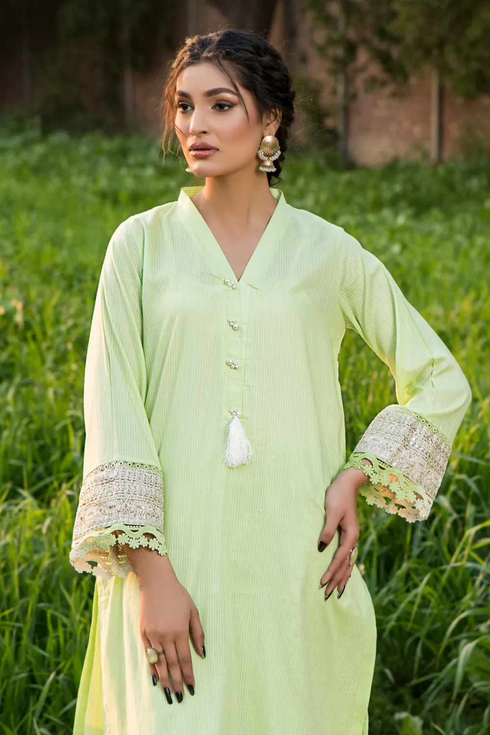 2PC Stitched | Cotton Shirt   Trouser