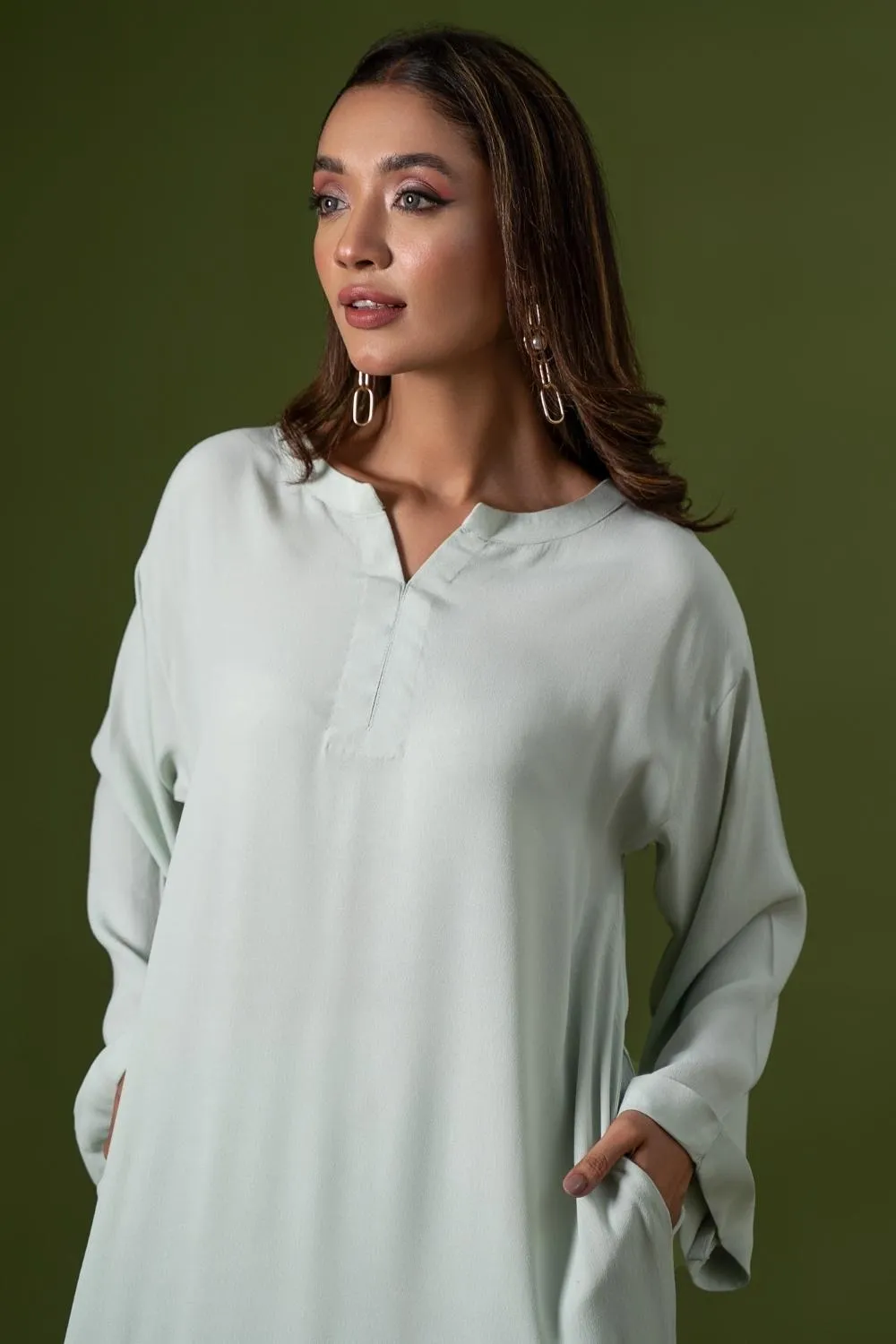 2PC Stitched |Georgette Suit
