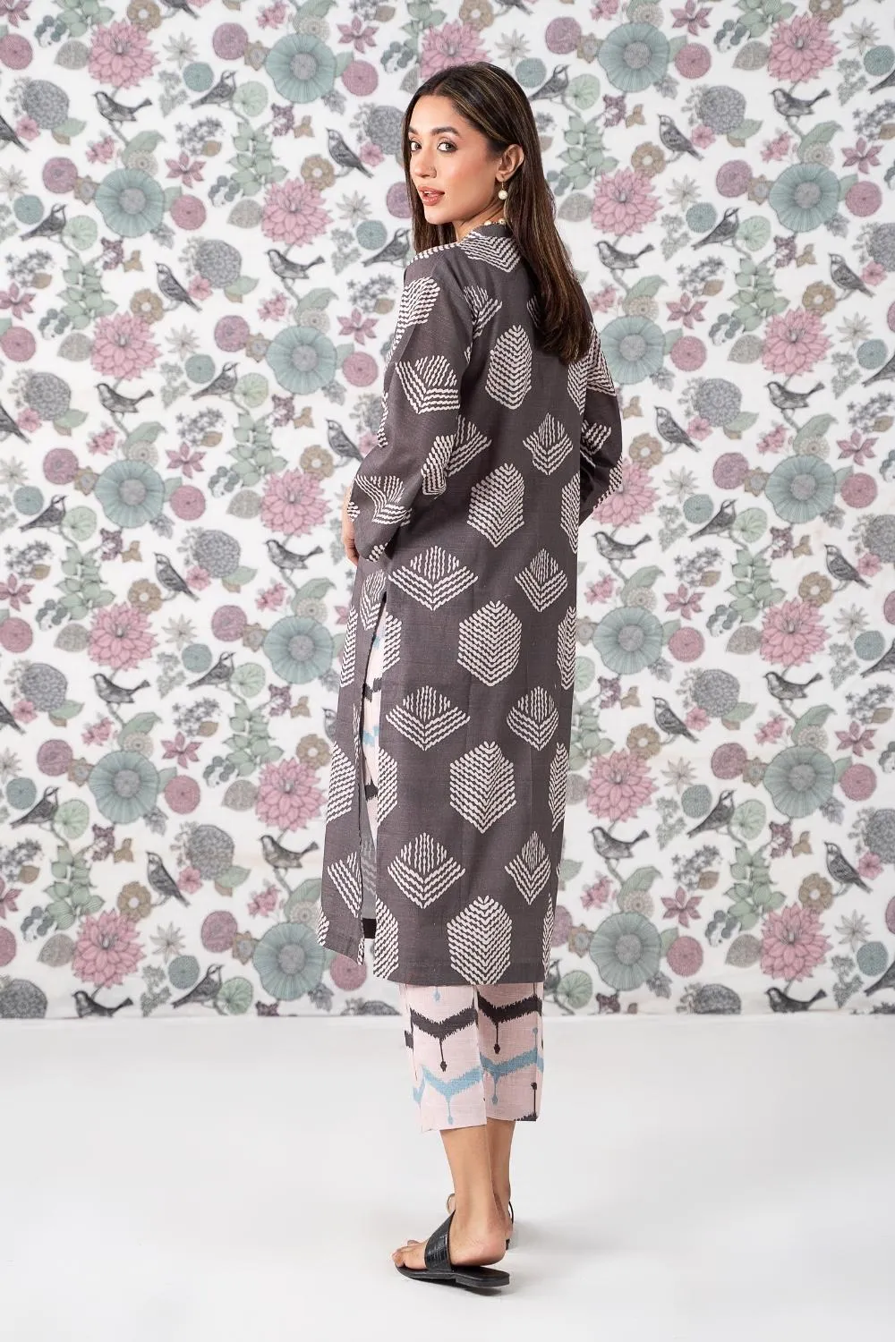 2PC Stitched |Printed Khaddar Suit