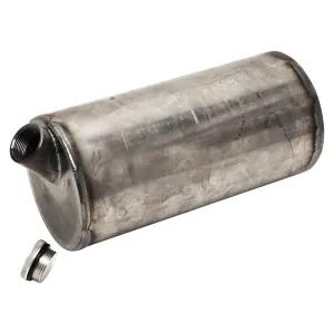 5" Round Universal Chopper Oil Tank - Side Fill With Threaded cap