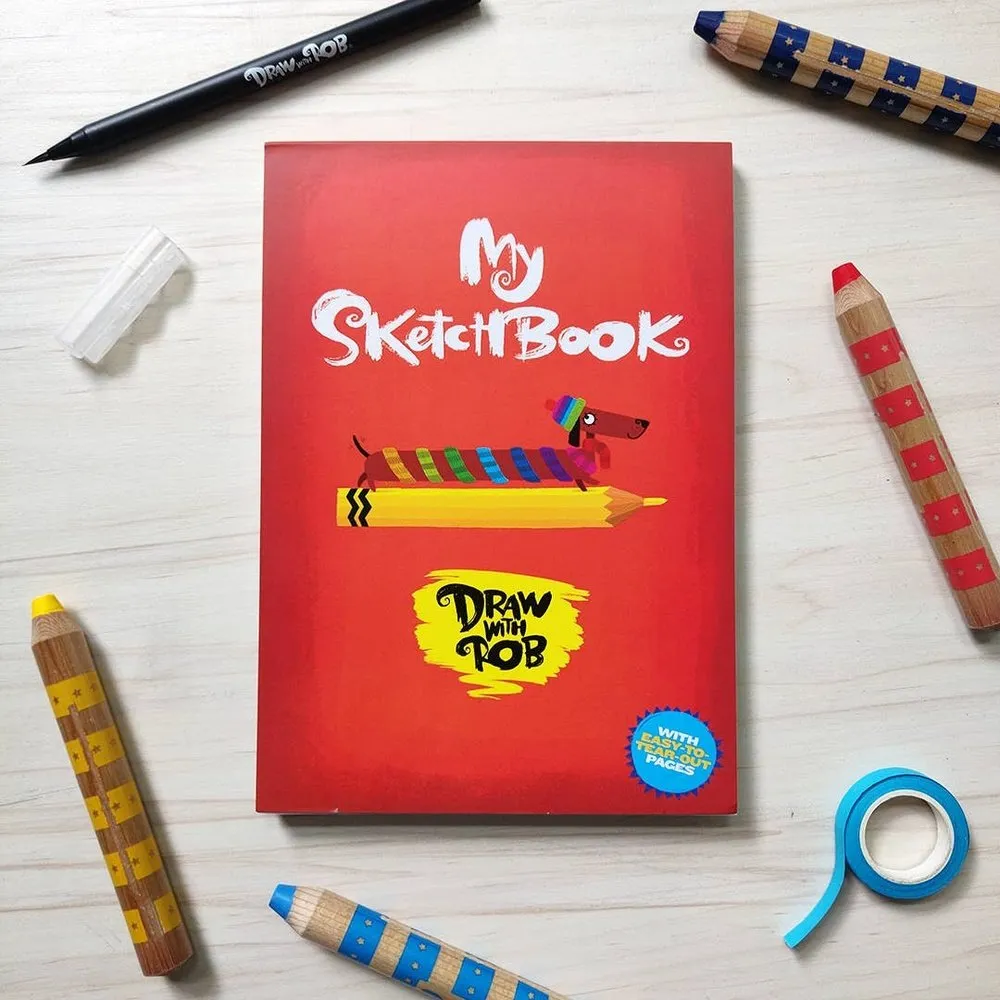 A5 Draw with Rob Sketch Book