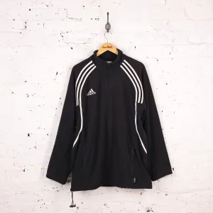 Adidas 90's 1/4 Zip Fleece - Black - XL