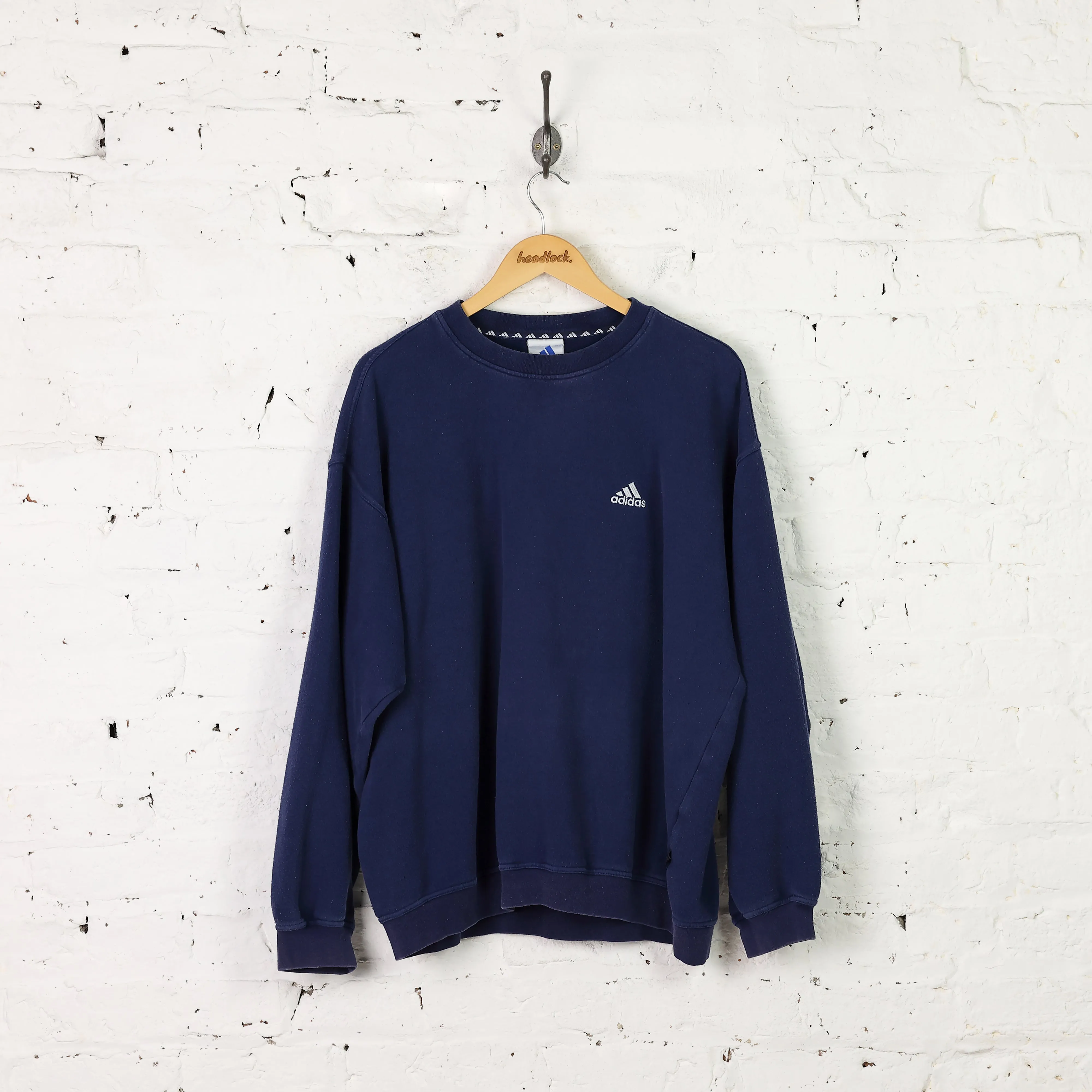 Adidas 90s Sweatshirt - Blue - L