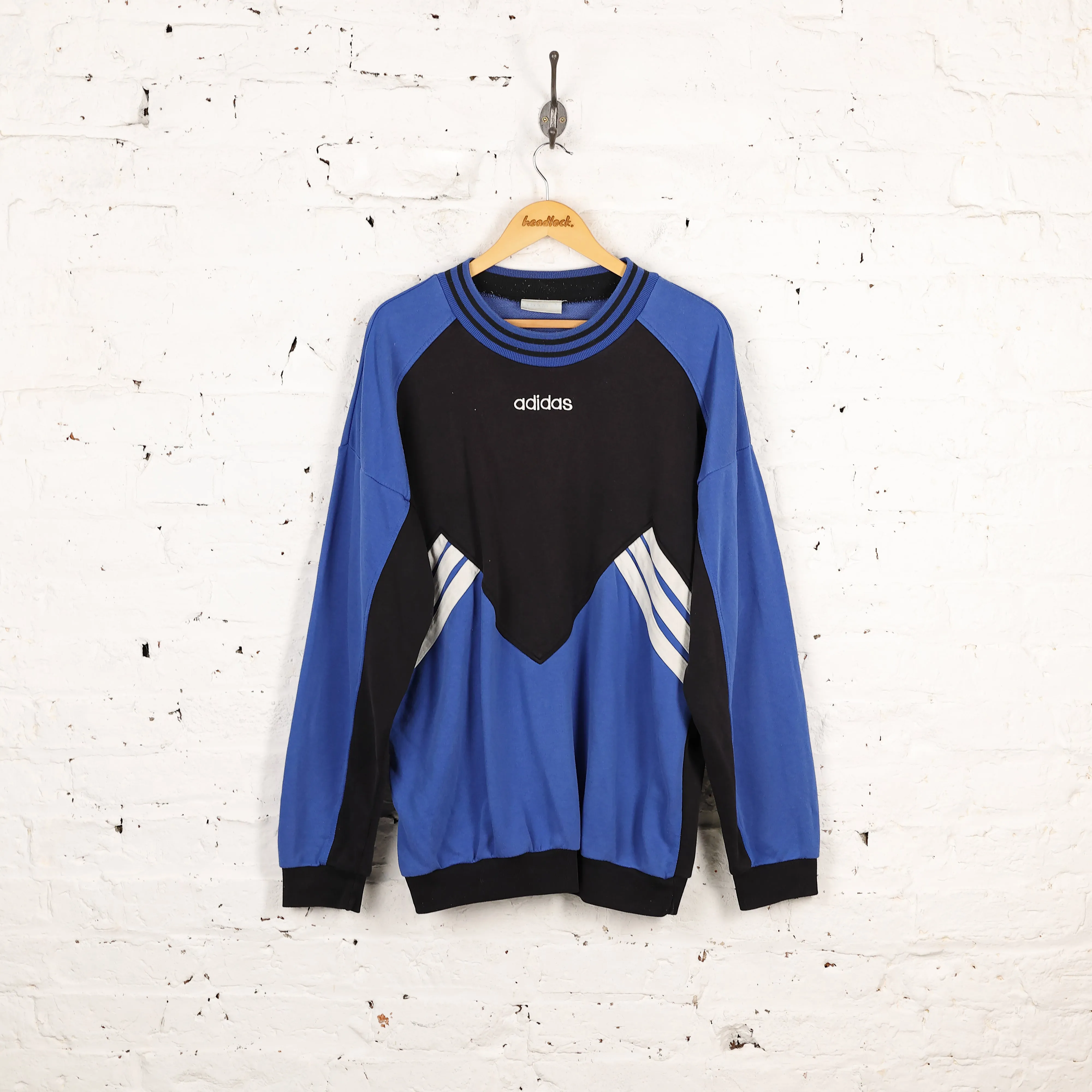 Adidas 90s Sweatshirt - Blue - XL