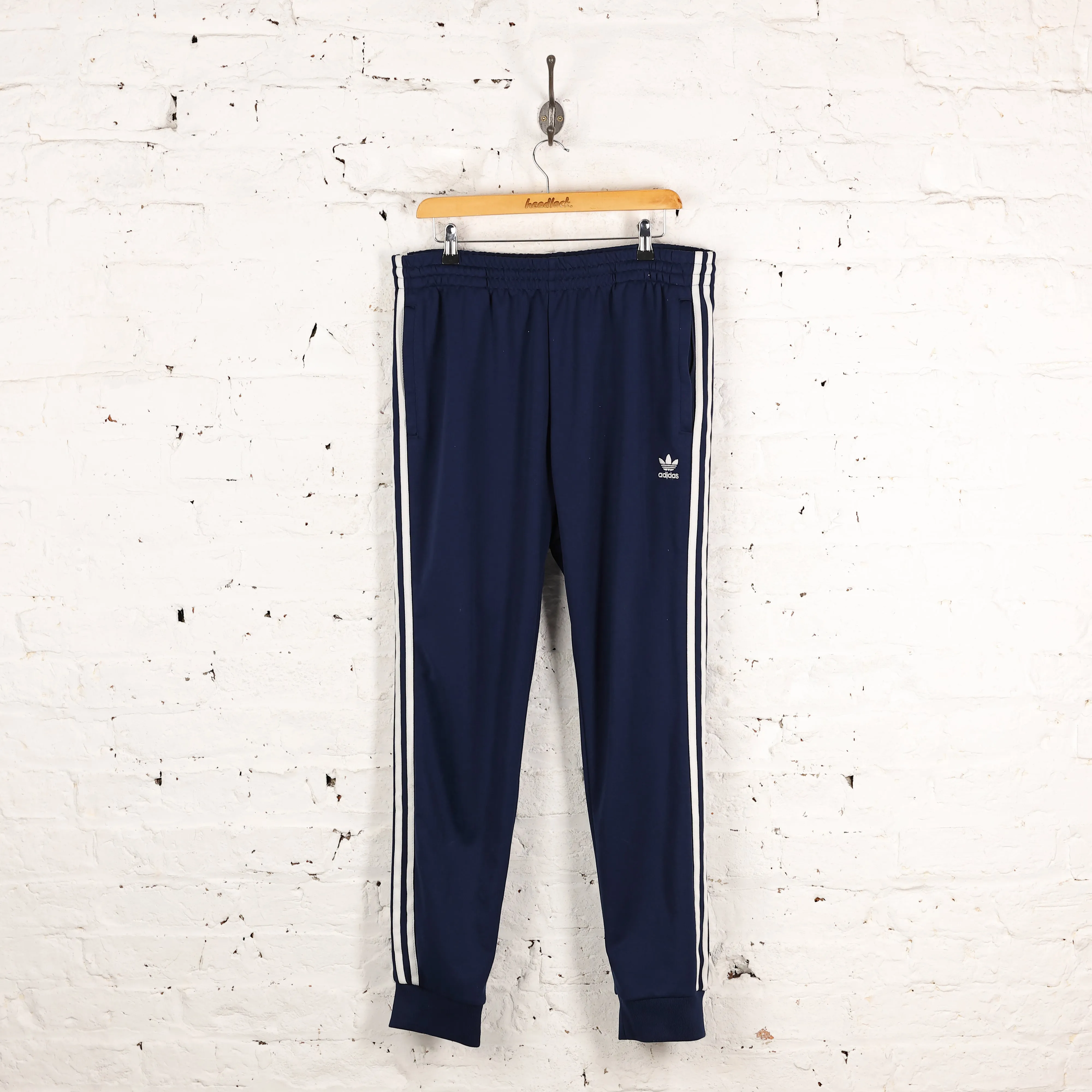 Adidas Tracksuit Bottoms Pants - Blue - XL