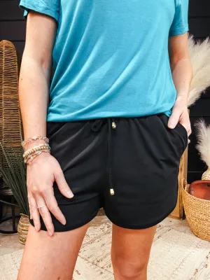 After Dark Black Everyday Shorts