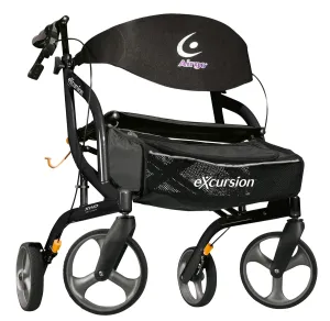 Airgo® eXcursion™ XWD Lightweight Side-fold Rollator (400 lb Weight Capacity/Extra-Wide)