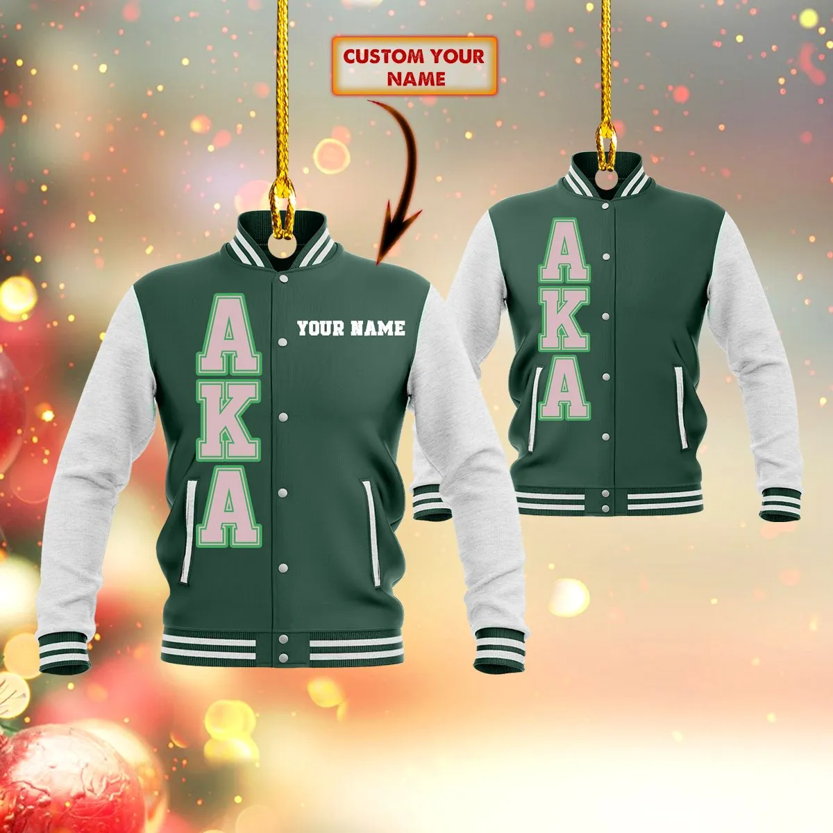 AKA - Gift For AKA - AKA Custom Shaped Ornament - AKA Gift - AKA - NA93 180