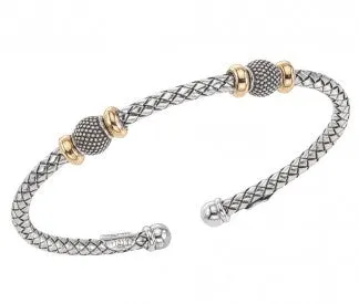 Alisa Sterling Silver & 18k Bracelet