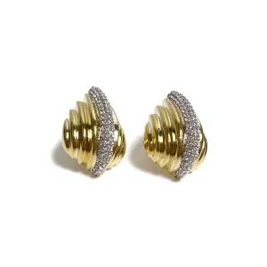 Almond Textured Earrings
