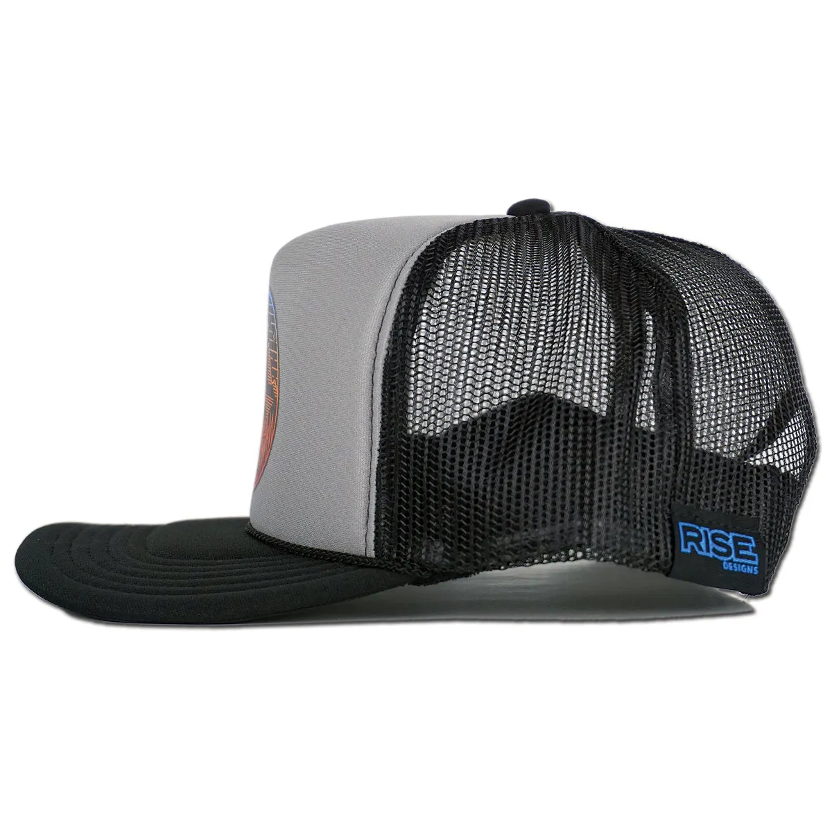Alpenglow Trucker Hat - Grey/Black