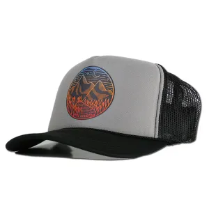 Alpenglow Trucker Hat - Grey/Black