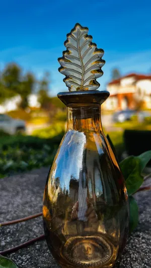 Amber Empty 5oz. Oil Bottle