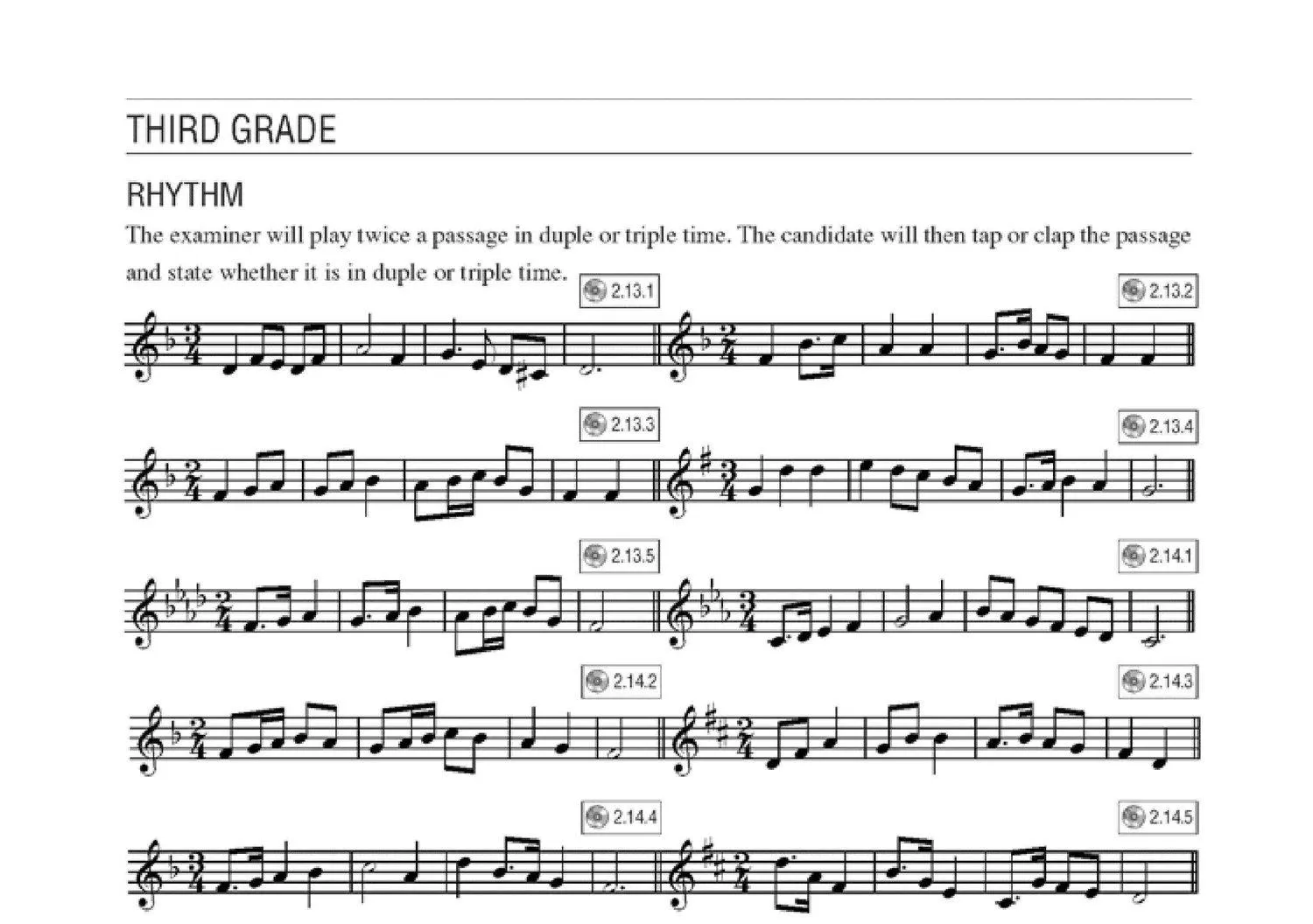 AMEB Aural Tests