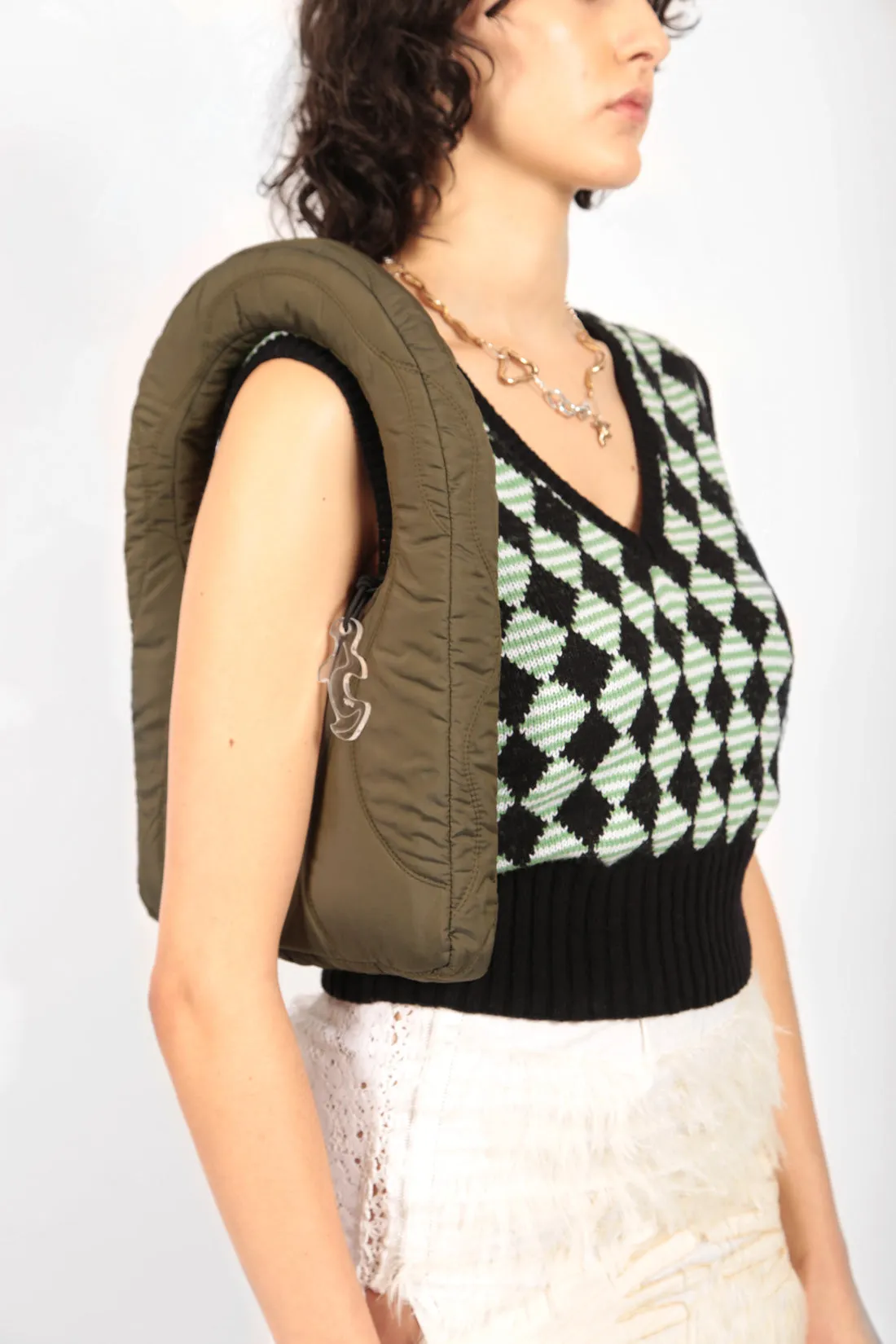 Amulet Bag in Moss Green