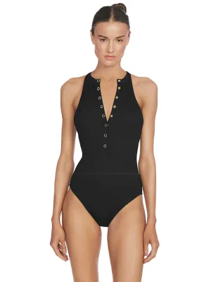 Amy One Piece High Neck ::RET