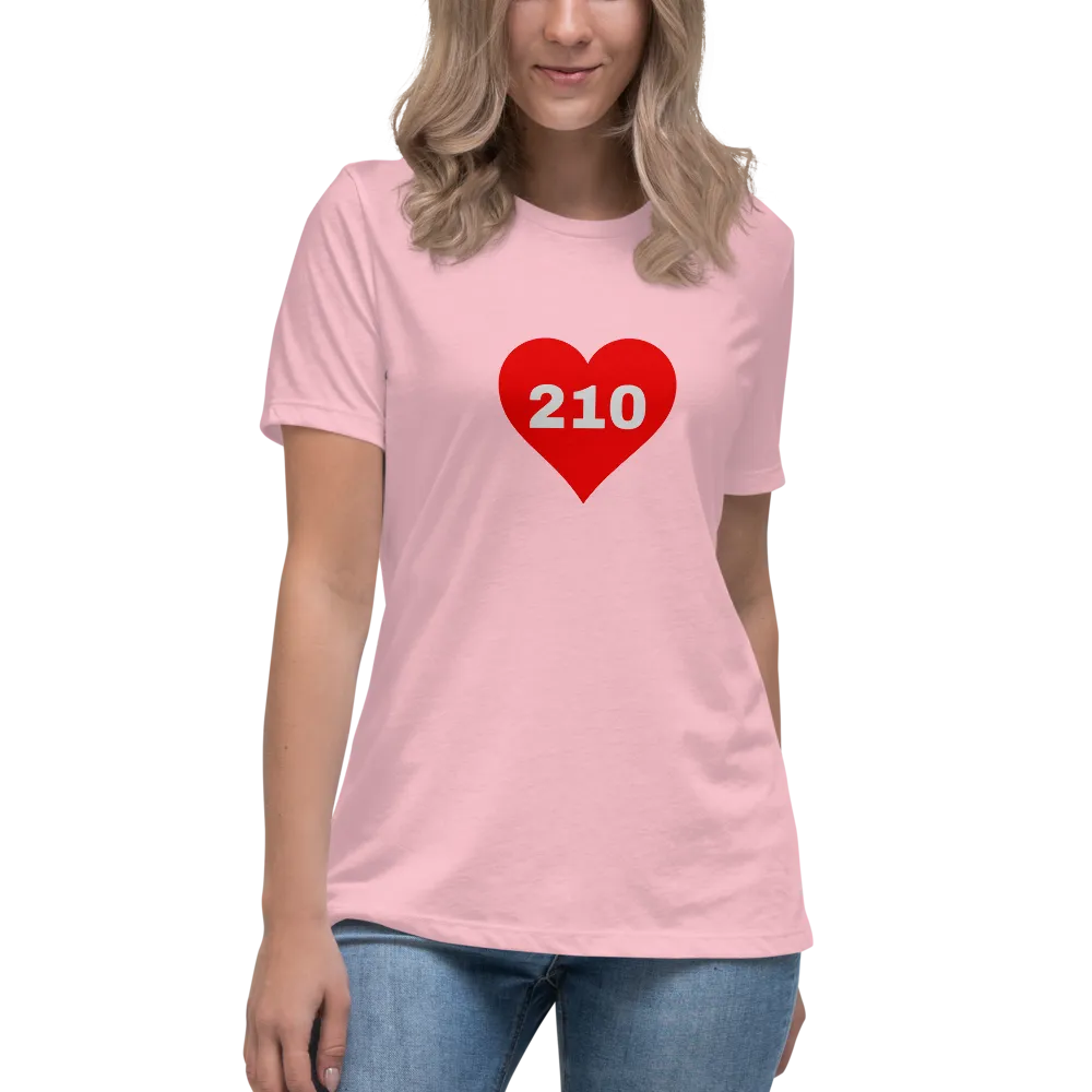AREA CODE 210 Women's Relaxed T-Shirt