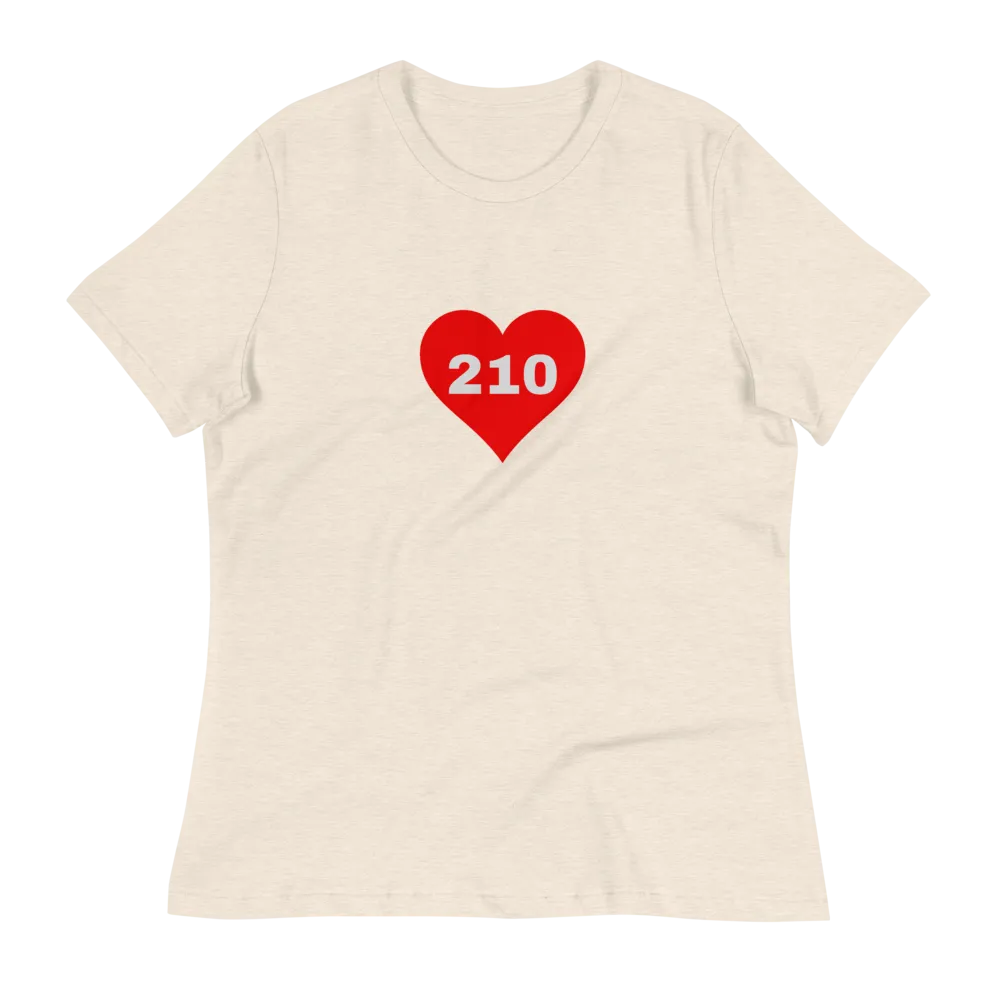 AREA CODE 210 Women's Relaxed T-Shirt