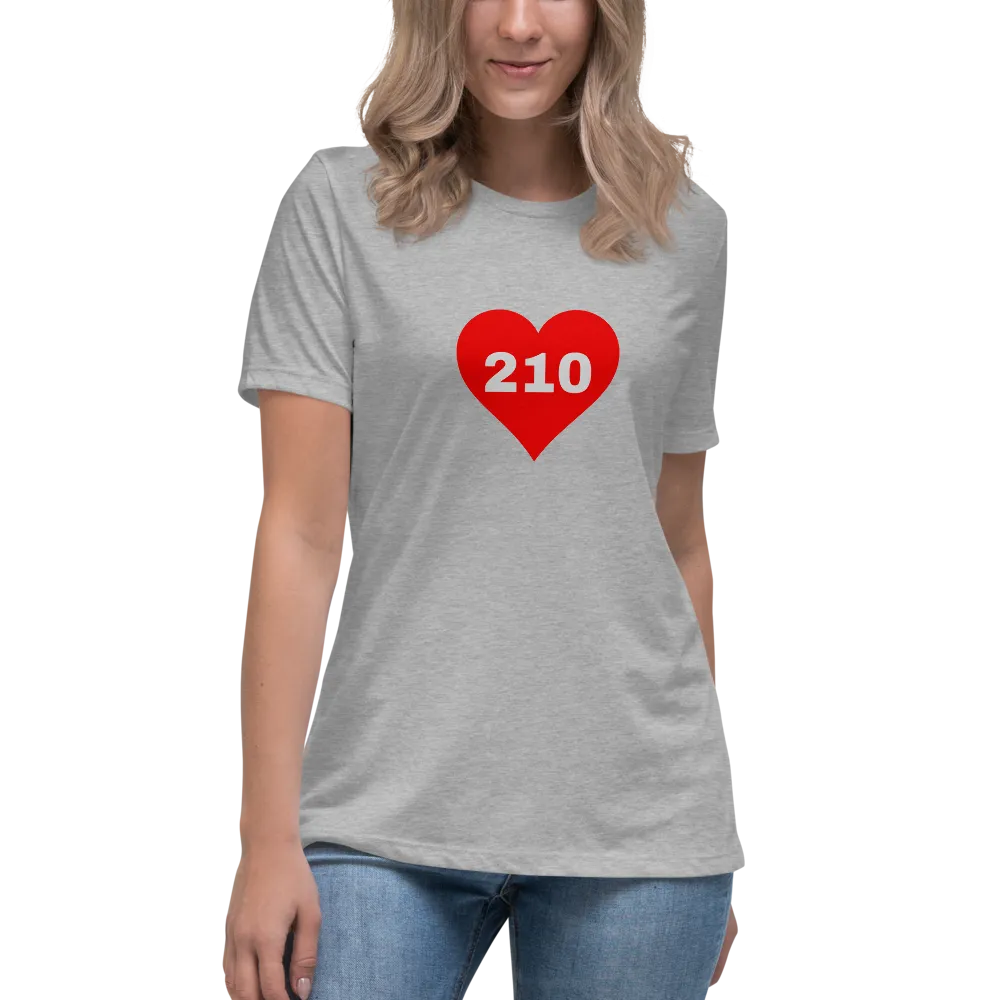 AREA CODE 210 Women's Relaxed T-Shirt